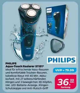 NETTO PHILIPS Aqua-Touch Rasierer S1151 Angebot
