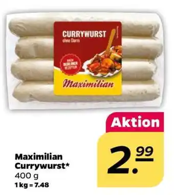 NETTO Maximilian Currywurst Angebot
