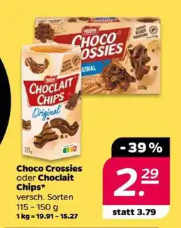 NETTO Choco Crossies oder Choclait Chips Angebot