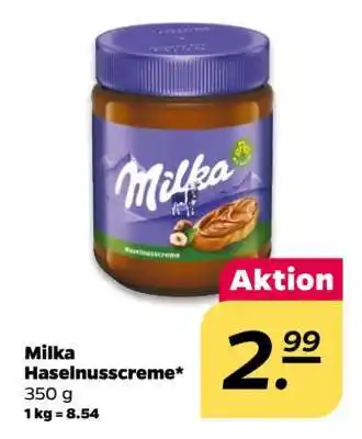 NETTO MILKA Haselnusscreme Angebot