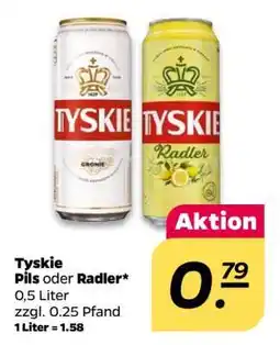 NETTO Tyskie Pils oder Radler Angebot