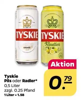 NETTO Tyskie Pils oder Radler Angebot