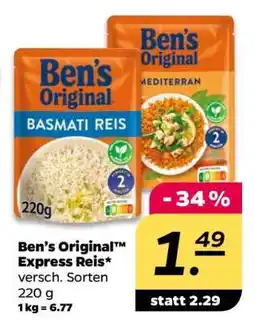NETTO Ben’s Original Express Reis Angebot