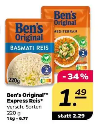 NETTO Ben’s Original Express Reis Angebot