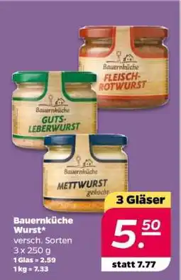 NETTO Bauernküche Wurst Angebot
