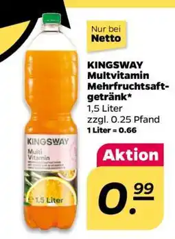 NETTO KINGSWAY Multivitamin Mehrfruchtsaftgetränk Angebot
