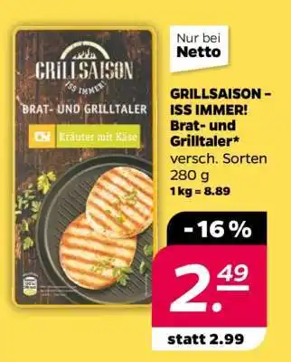 NETTO Brat-und Grilltaler Angebot