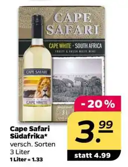 NETTO Cape Safari Südafrika Angebot