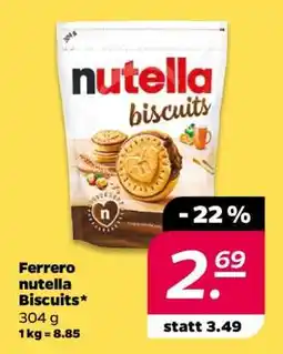 NETTO FERRERO Nutella Biscuits Angebot
