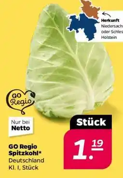 NETTO GO Regio Spitzkohl Angebot