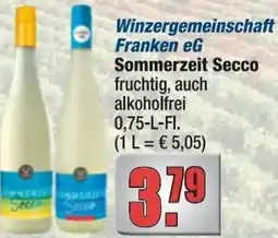 alldrink Winzergemeinschaft Franken eG Sommerzeit Secco Angebot