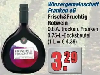alldrink Winzergemeinschaft Franken eG Frisch&Fruchtig Rotwein Angebot