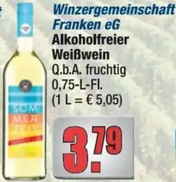 alldrink Winzergemeinschaft Franken eG Alkoholfreier Weißwein Angebot