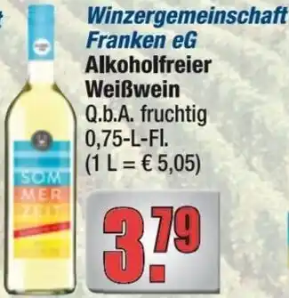 alldrink Winzergemeinschaft Franken eG Alkoholfreier Weißwein Angebot