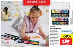 Lidl crelando Deckfarbkasten Angebot