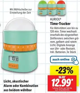 Lidl AURIOL Time-Tracker Angebot