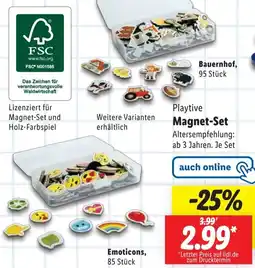 Lidl Playtive Magnet-Set Angebot