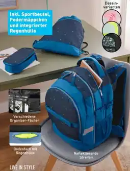 Aldi Nord Live in Style Schulrucksack-Set Angebot