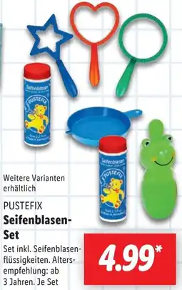 Lidl PUSTEFIX Seifenblasen Set Angebot