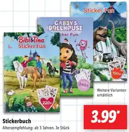 Lidl Stickerbuch Angebot