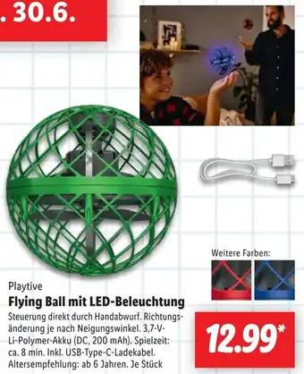 Lidl Playtive Flying Ball mit LED-Beleuchtung Angebot