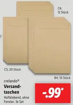 Lidl crelando Versandtaschen Angebot