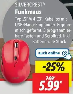 Lidl SILVERCREST Funkmaus Angebot
