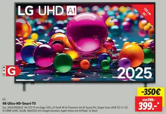Lidl LG 4K-Ultra-HD Smart-TV Angebot