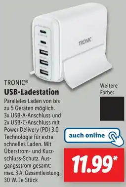 Lidl TRONIC USB-Ladestation Angebot