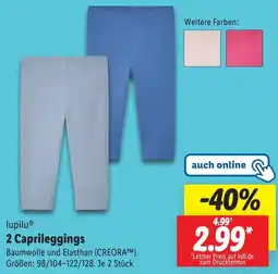 Lidl lupilu 2 Caprileggings Angebot