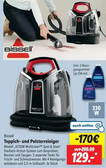 Lidl Bissell Teppich- und Polsterreiniger Angebot