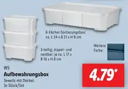 Lidl W5 Aufbewahrungsbox Angebot