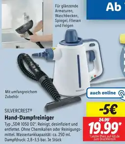 Lidl SILVERCREST Hand-Dampfreiniger Angebot