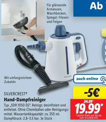 Lidl SILVERCREST Hand-Dampfreiniger Angebot
