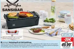 Lidl SANSIBAR Holzkohlegrill mit Aktivbelüftung Angebot