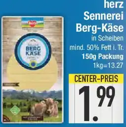 E-Center herz Sennerei Berg-Käse Angebot
