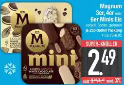 E-Center Magnum 3er, 4er oder 6er Minis Eis Angebot