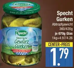 E-Center Specht Gurken Angebot