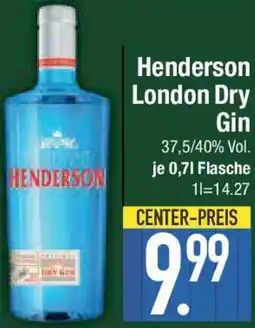 E-Center Henderson London Dry Gin Angebot