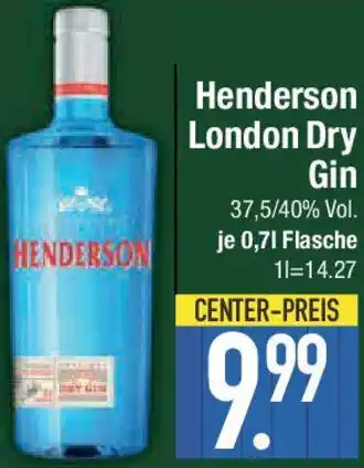 E-Center Henderson London Dry Gin Angebot
