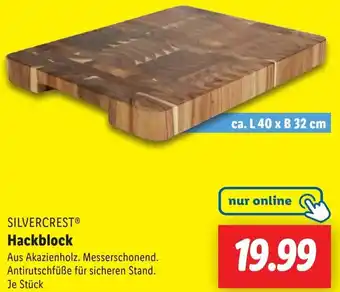 Lidl SILVERCREST Hackblock Angebot