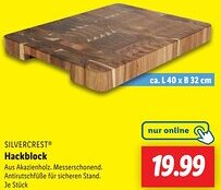 Lidl SILVERCREST Hackblock Angebot