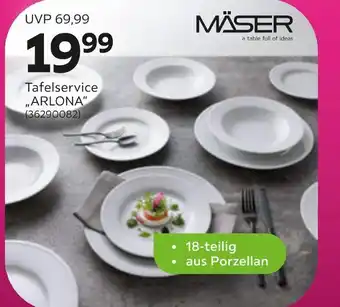 Mömax Mäser tafelservice arlona Angebot