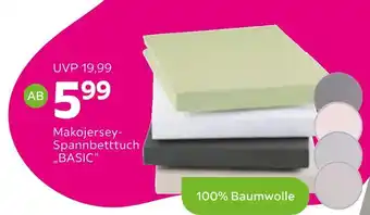 Mömax Makojersey-spannbettuch basic Angebot