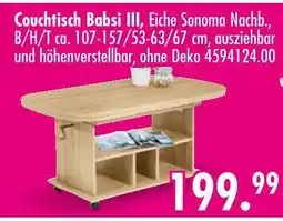 Möbel Boss Couchtisch babsi iii Angebot
