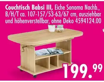 Möbel Boss Couchtisch babsi iii Angebot