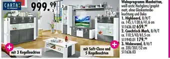 Möbel Boss Carta wohnprogramm manhattan Angebot