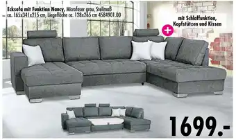 Möbel Boss Ecksofa mit funktion nancy Angebot
