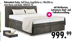 Möbel Boss Polsterbett evita Angebot