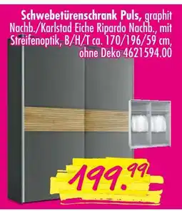 Möbel Boss Schwebetürenschrank puls Angebot